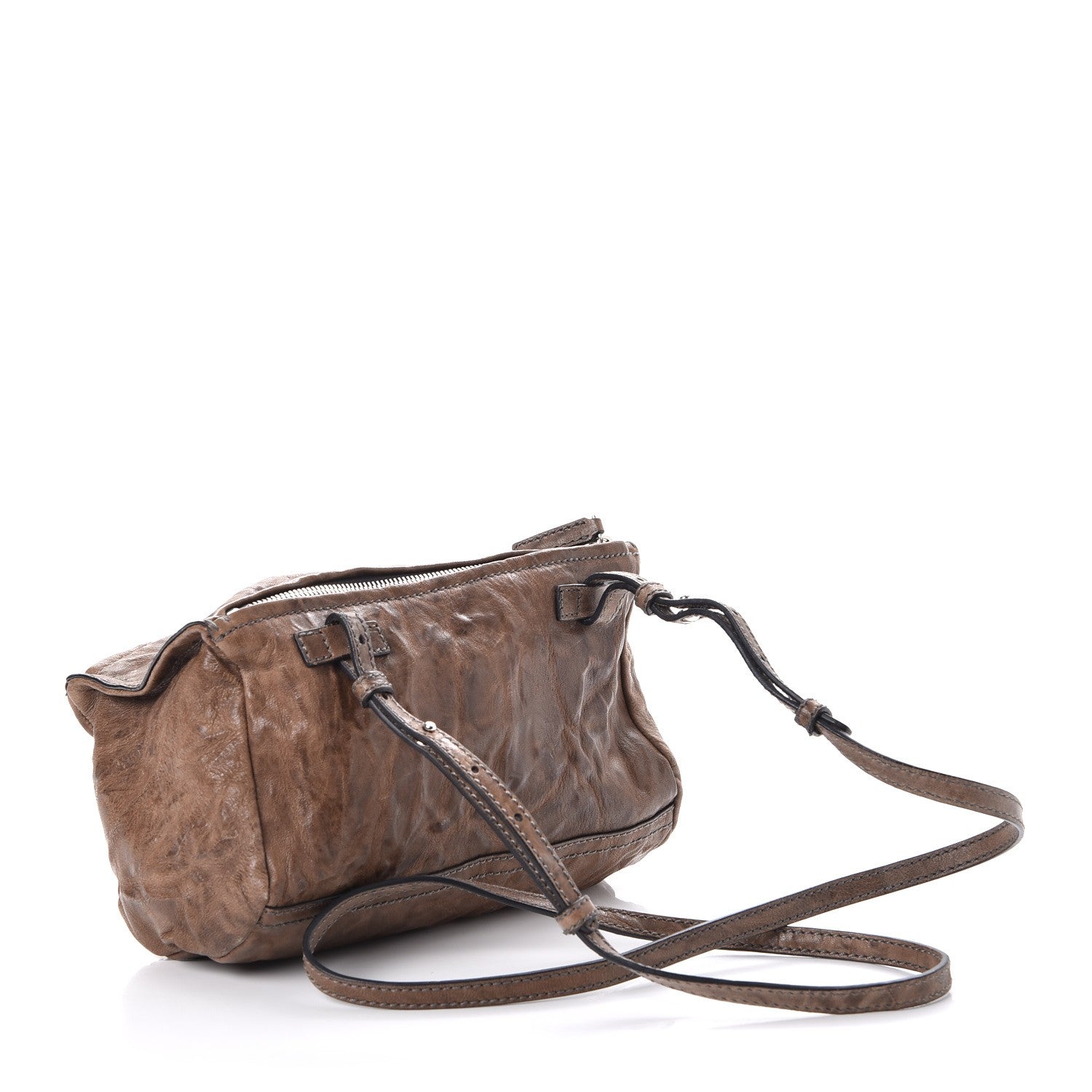Givenchy Tumbled Sheepskin Mini Pandora Charcoal 3 of 7