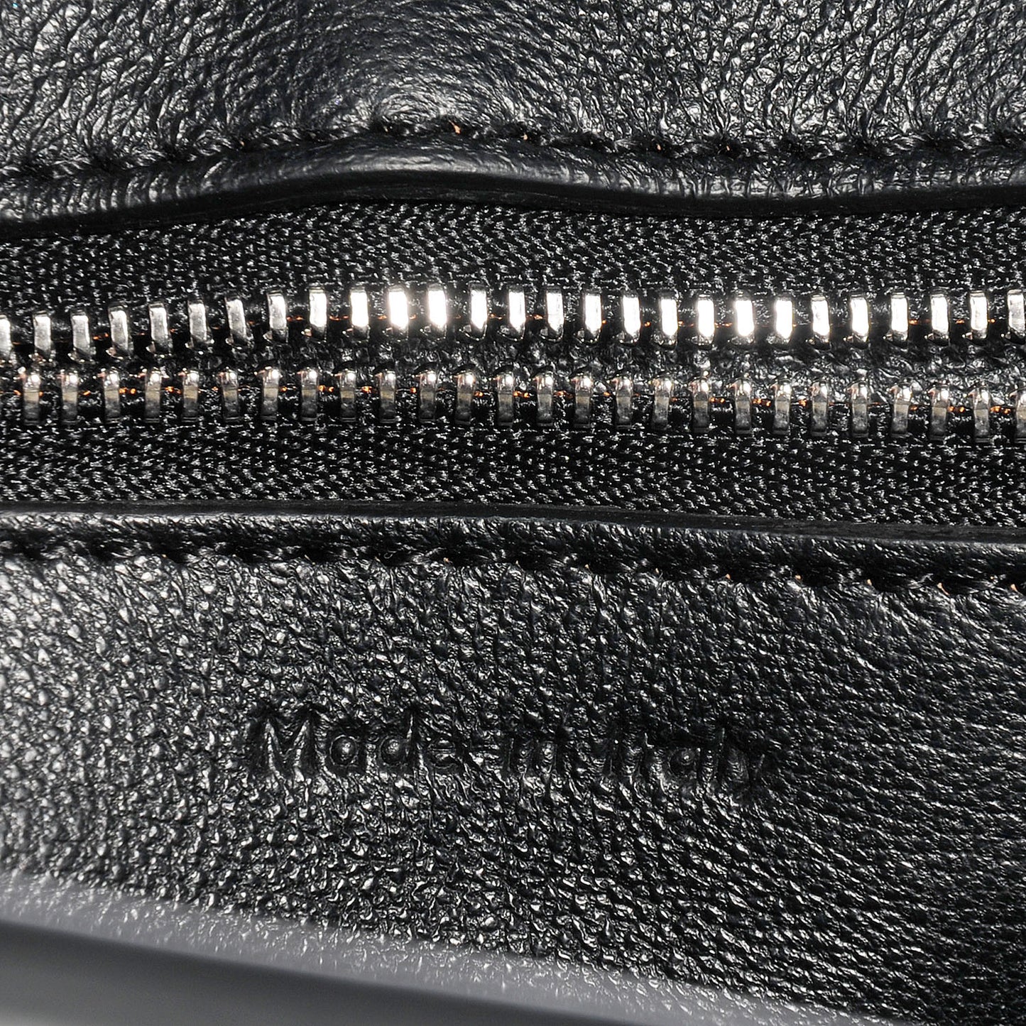 Grained Calfskin Small Edge Shoulder Bag Black