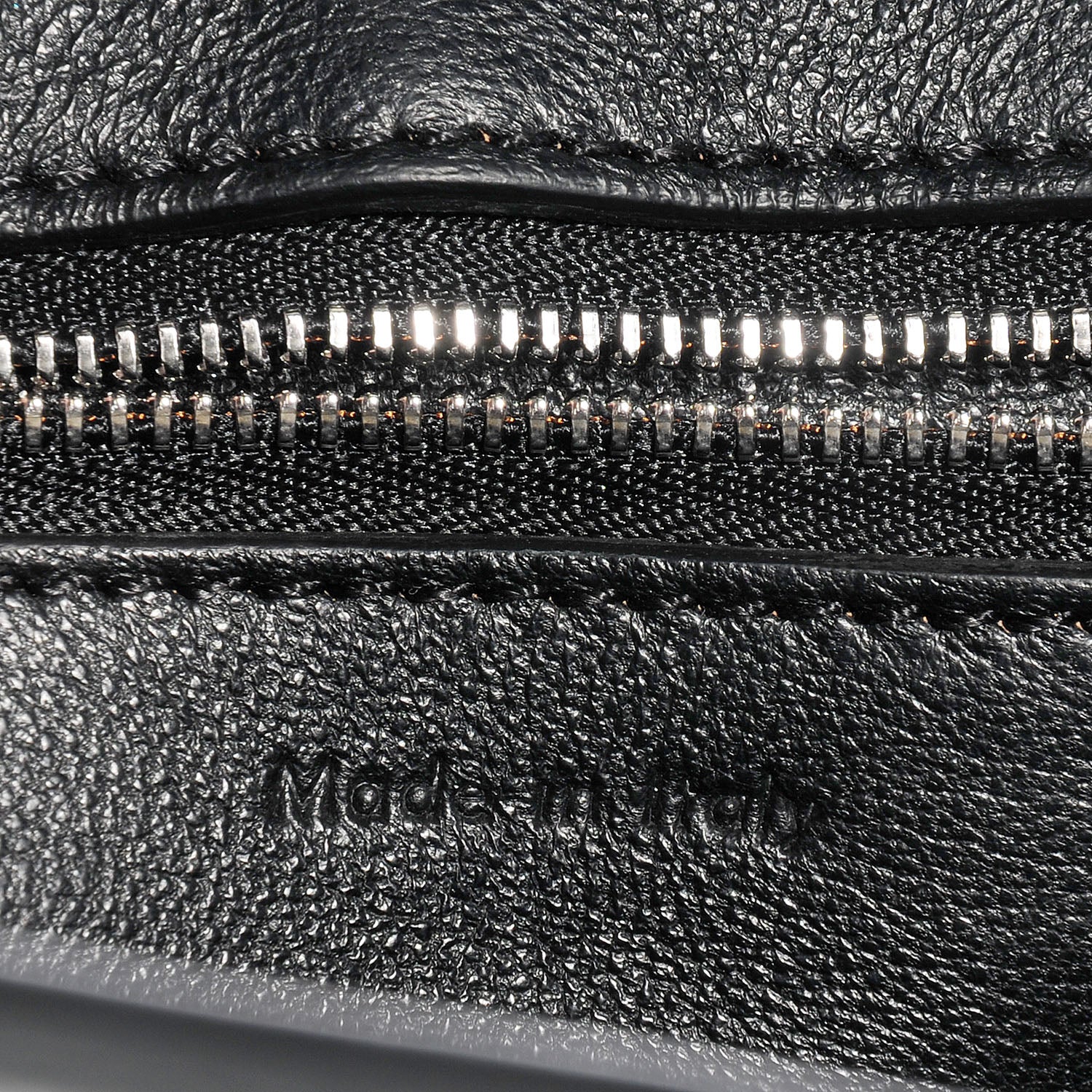 Celine Grained Calfskin Small Edge Shoulder Bag Black 7 of 9