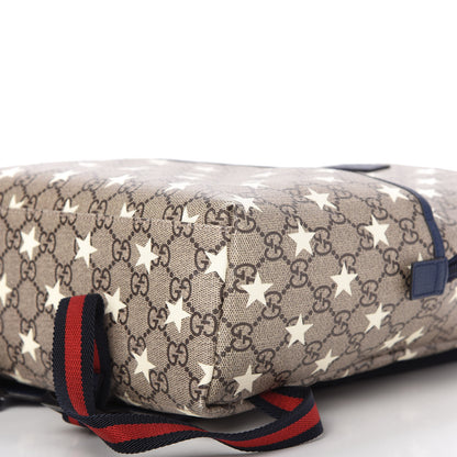 Gucci GG Supreme Monogram Stars Childrens Backpack Beige Ebony Yellow Royal 7 of 12