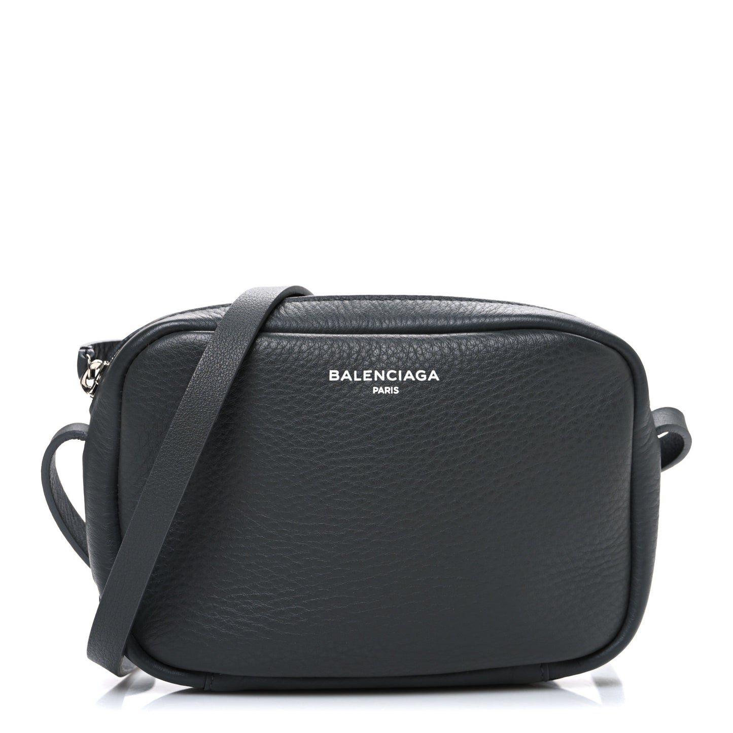 Calfskin Logo XS Everyday Camera Bag Gris Fossile