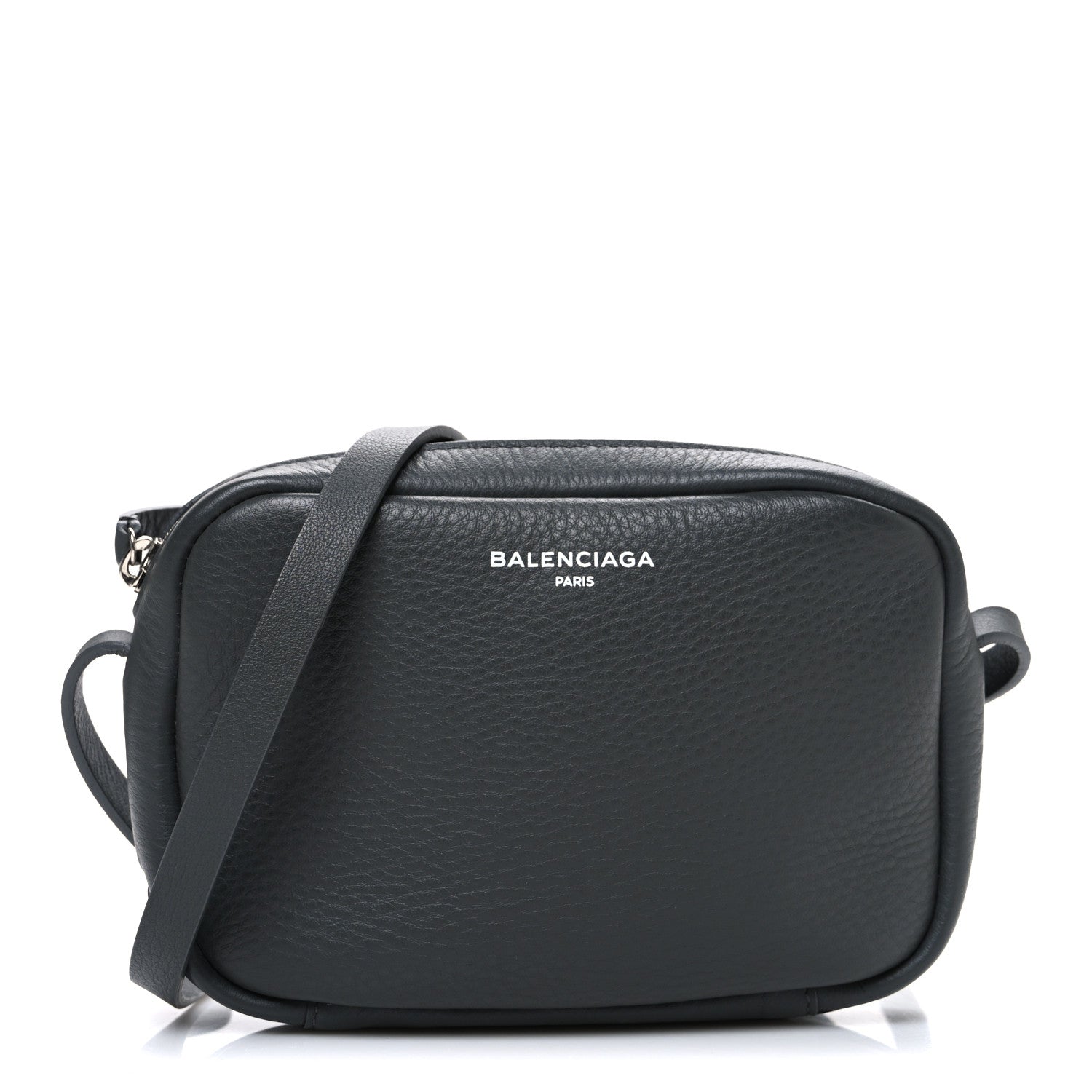 Balenciaga Calfskin Logo XS Everyday Camera Bag Gris Fossile 1 of 11