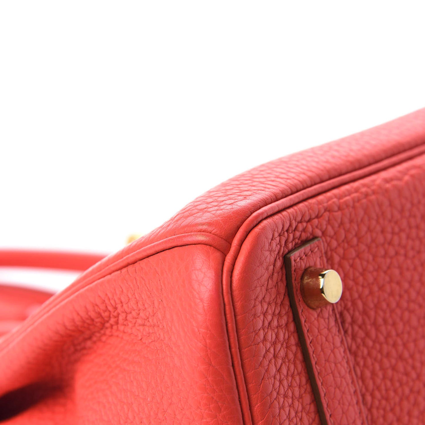 Togo Birkin 30 Rouge Pivoine