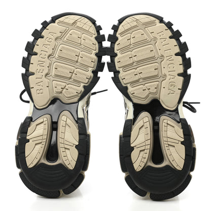 Balenciaga Rubber Mesh Bi-Color Womens Track.2 Open Sneakers 39 Beige Black 5 of 8