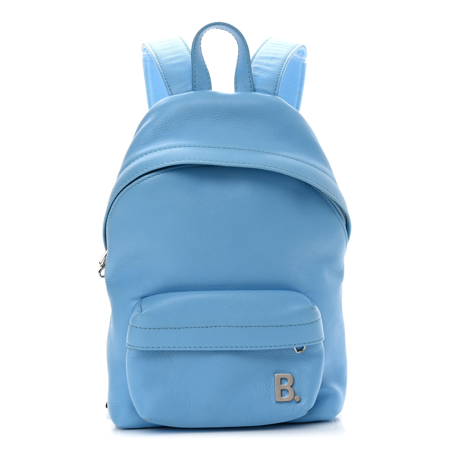 Balenciaga Smooth Calfskin Soft XXS Backpack Light Blue 1 of 10