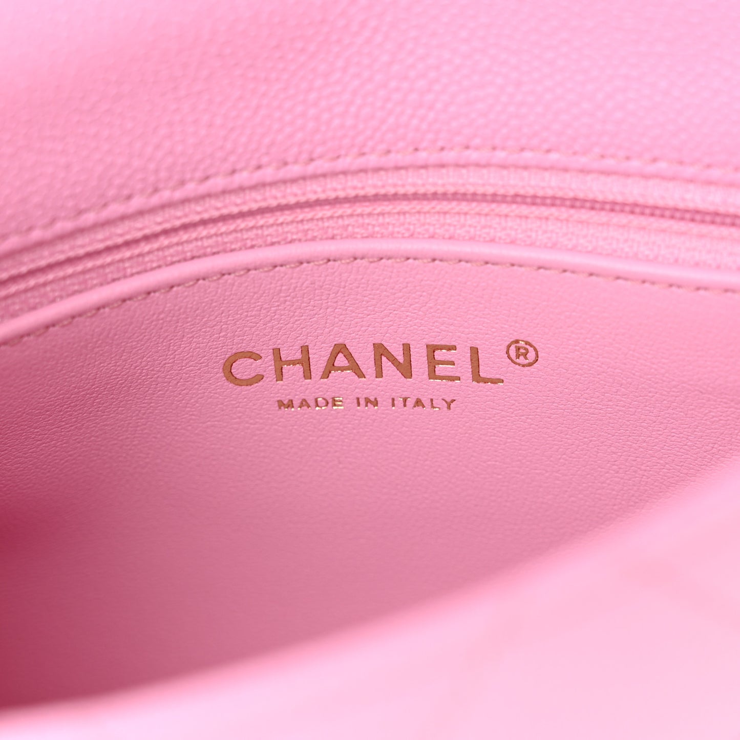 Caviar Quilted Mini Sweetheart Flap Lilac