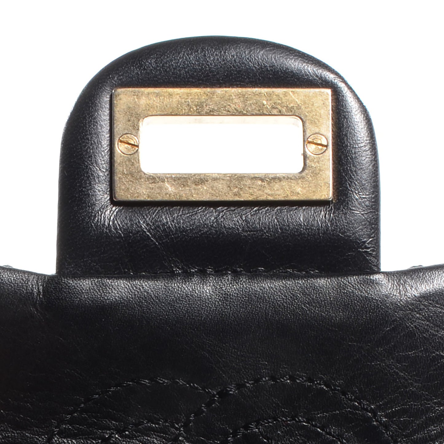Aged Calfskin 2.55 Reissue Phone Case Black