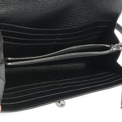 Hermes Chevre Kelly Longue Wallet Black 7 of 9