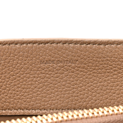 Celine Grained Calfskin Small 16 Top Handle Bag Beige 6 of 12