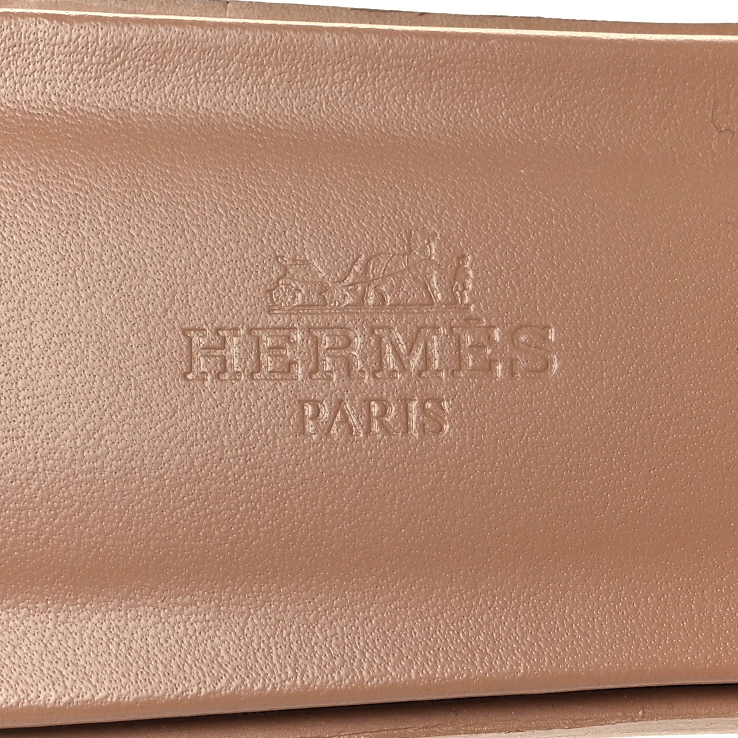 Hermes Box Calfskin Oran Sandals 40 Bois De Santal 8 of 8