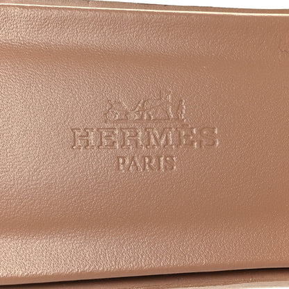 Hermes Box Calfskin Oran Sandals 40 Bois De Santal 8 of 8