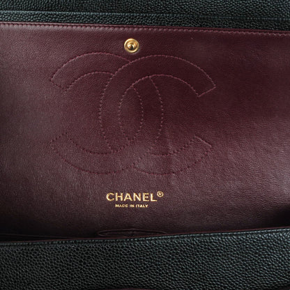 Chanel Caviar Quilted Jumbo Double Flap Black 7 of 8