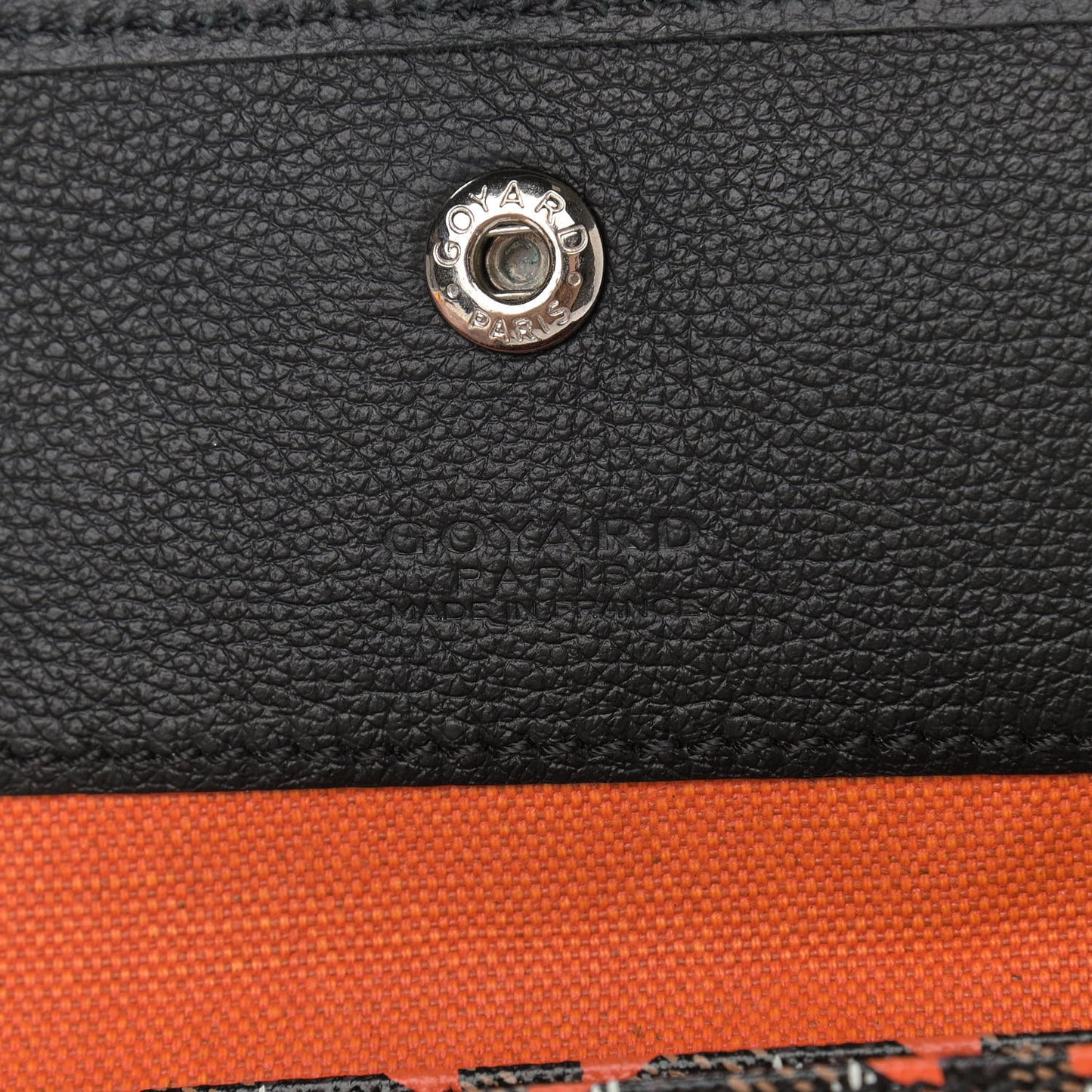 Goyardine Saint Louis Claire Voie GM Black Orange