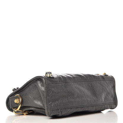 Balenciaga Agneau Giant 12 Gold Hardware Mini City Gris Tarmac 4 of 9