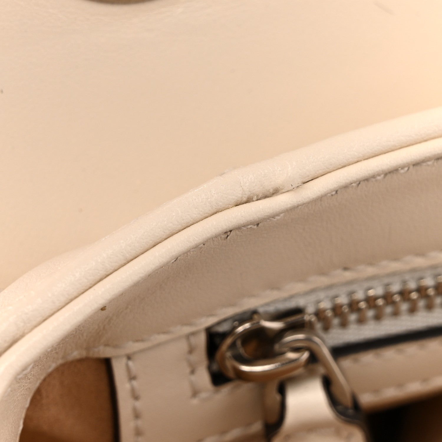 Gucci Calfskin Matelasse Aria Small GG Marmont Shoulder Bag Mystic White 12 of 12