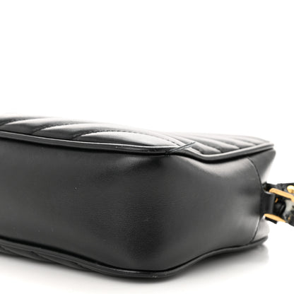 Saint Laurent Calfskin Matelasse Monogram Lou Camera Bag Black 10 of 16