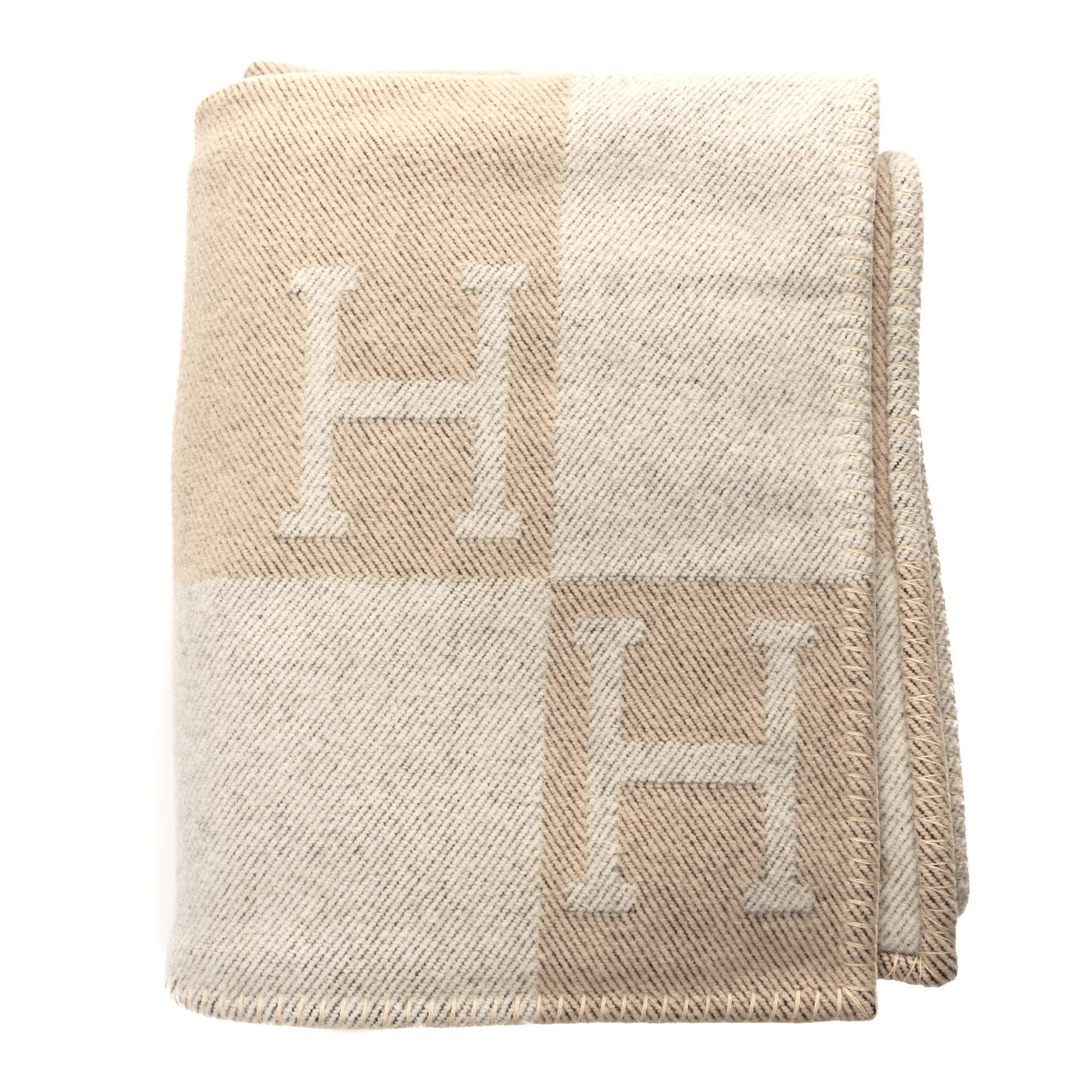 Wool Cashmere Signature Avalon Blanket Ecru Chamomile