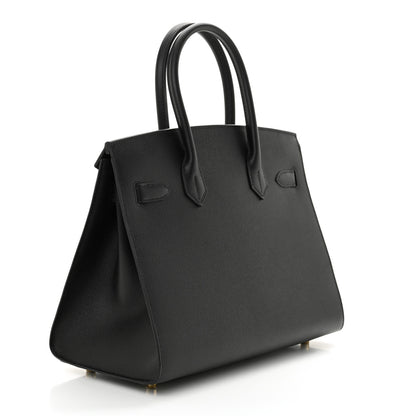 Hermes Madame Calfskin Birkin Sellier 30 Black 3 of 11