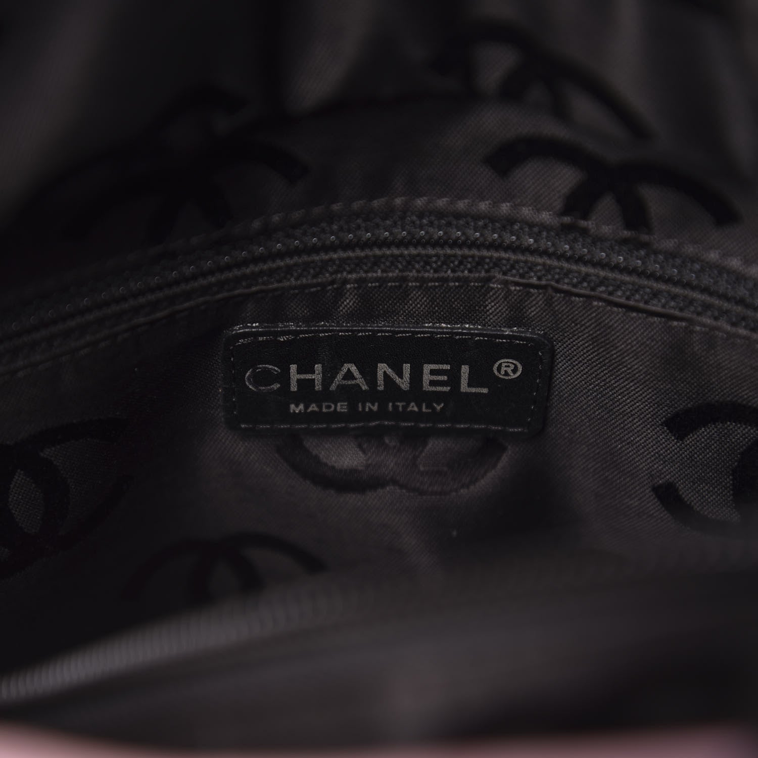 Chanel Calfskin Quilted Medium Cambon Tote Pink Black 6 of 12