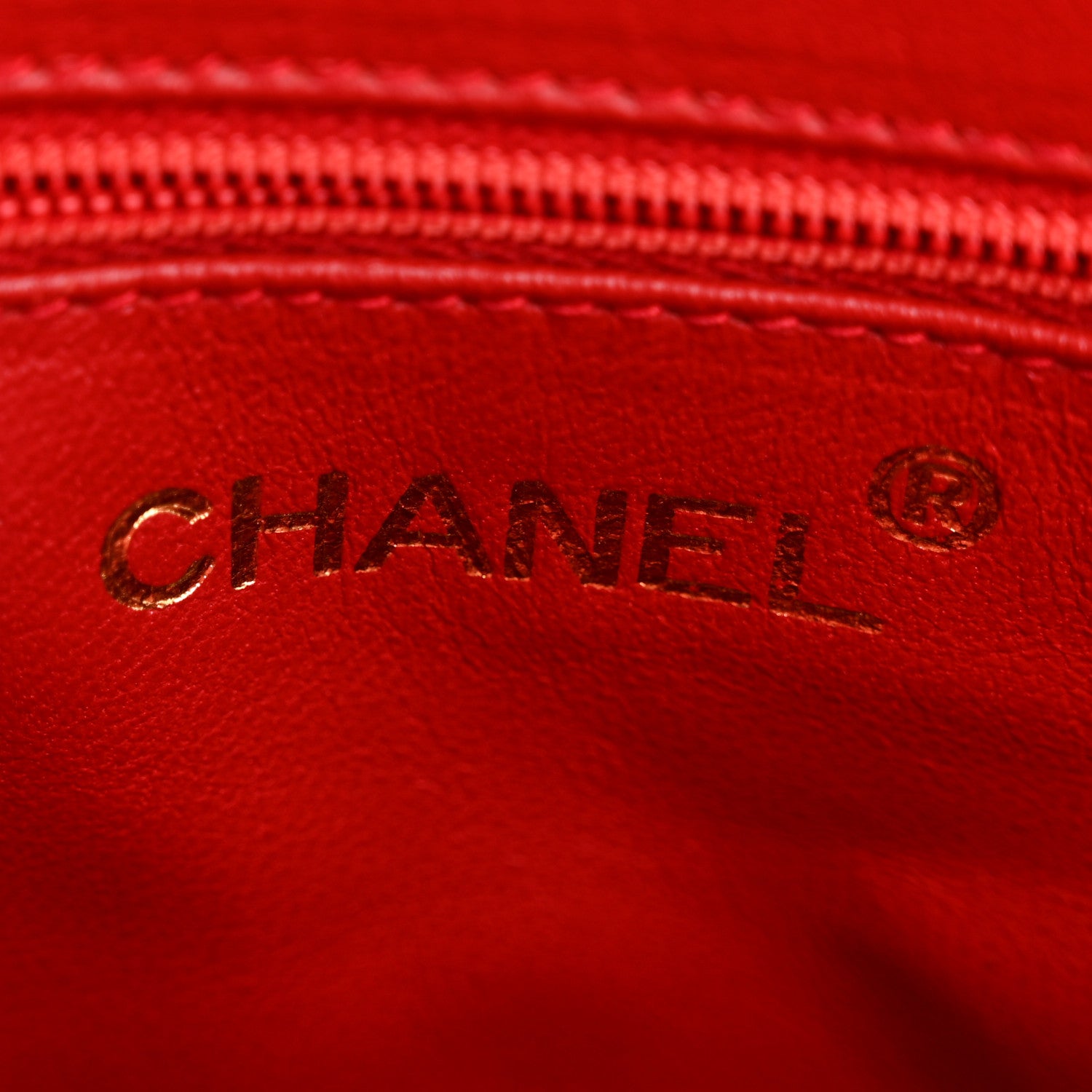 Chanel Lambskin Quilted Tassel Clutch Red 6 of 15