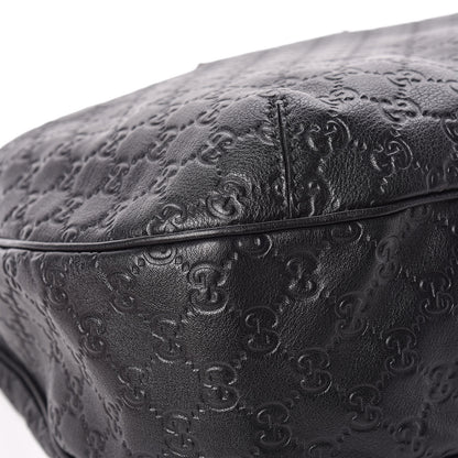 Gucci Guccissima Large New Ladies Web Hobo Black 8 of 20