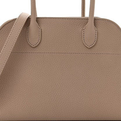 The Row Grained Calfskin Soft Margaux 10 Bag Silk 7 of 9