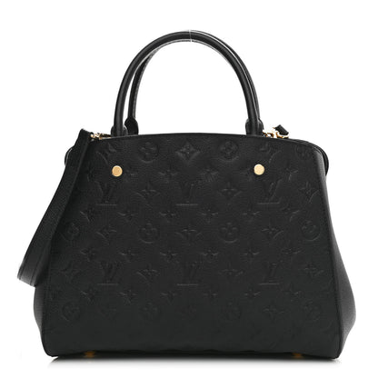 Louis Vuitton Empreinte Montaigne MM Black 1 of 7