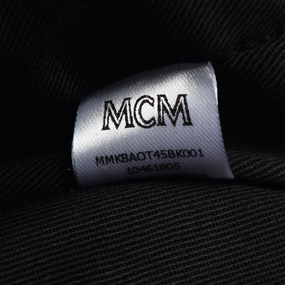 MCM Calfskin Ottomar Monogram Duke Backpack Black 8 of 8