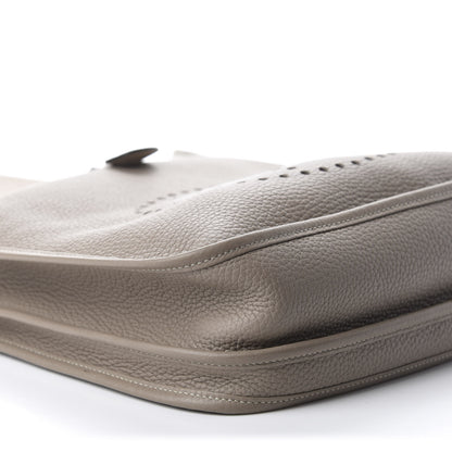 Hermes Taurillon Clemence Evelyne III PM Gris Tourterelle 6 of 11