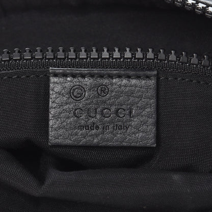 Gucci Nylon Monogram Mini Flat Messenger Bag Black 6 of 9