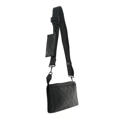 Louis Vuitton Calfskin Monogram Shadow Gaston Wearable Wallet 3 of 15