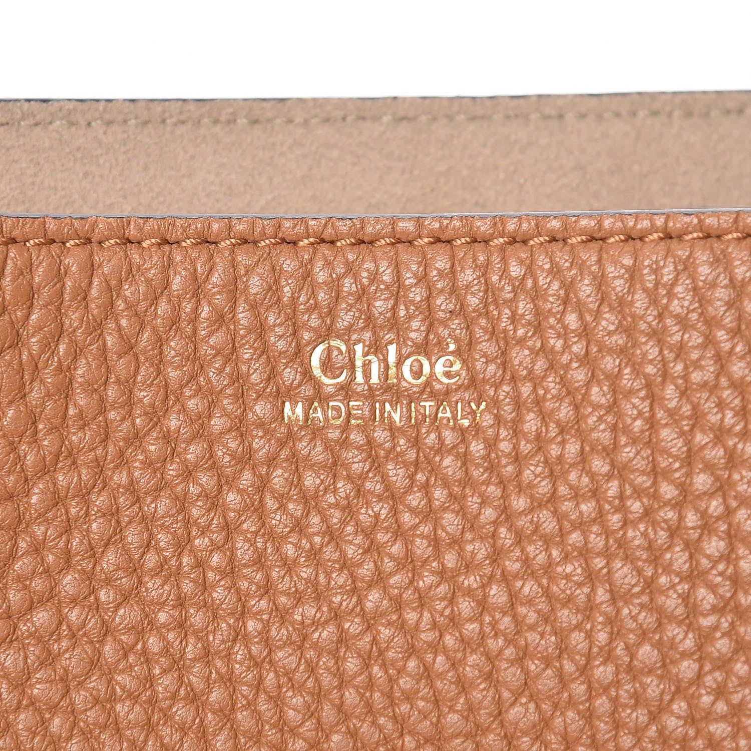 Chloe Grained Lambskin Drew Shoulder Bag Gingerbread 7 of 9