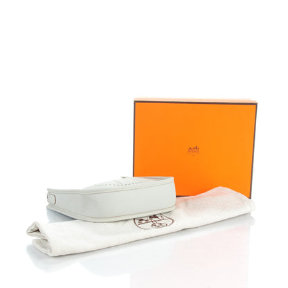 Hermes Taurillon Clemence Amazone Evelyne TPM Gris Perle Bleu Lin 4 of 8