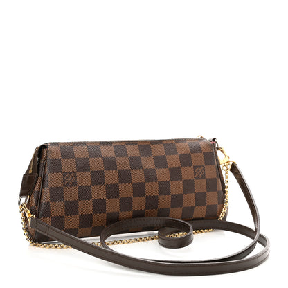 Louis Vuitton Damier Ebene Eva Clutch 3 of 12