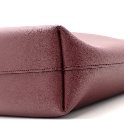 Saint Laurent Calfskin Toy Shopping Tote Dark Red 9 of 9