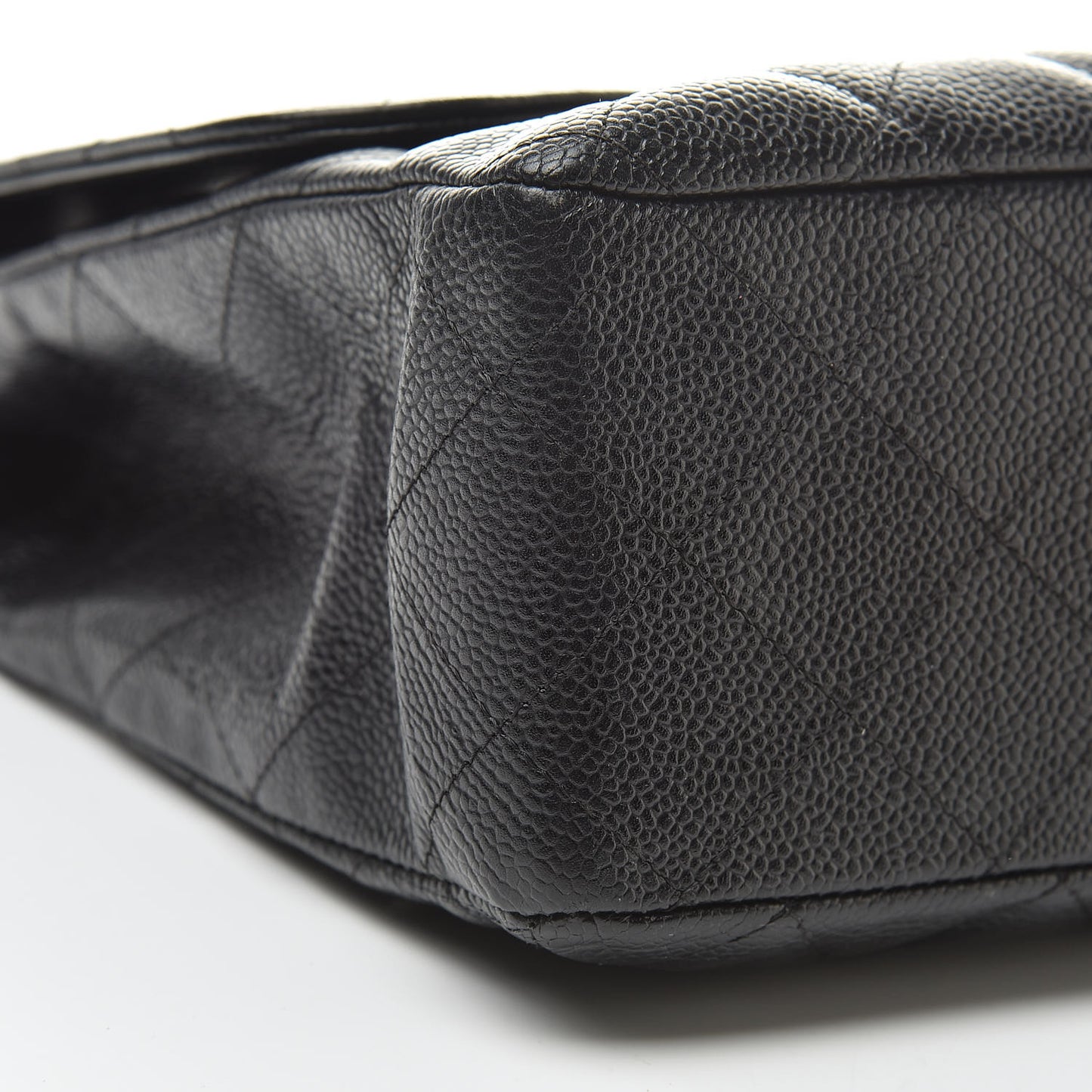 Caviar Quilted Jumbo Single Flap Black