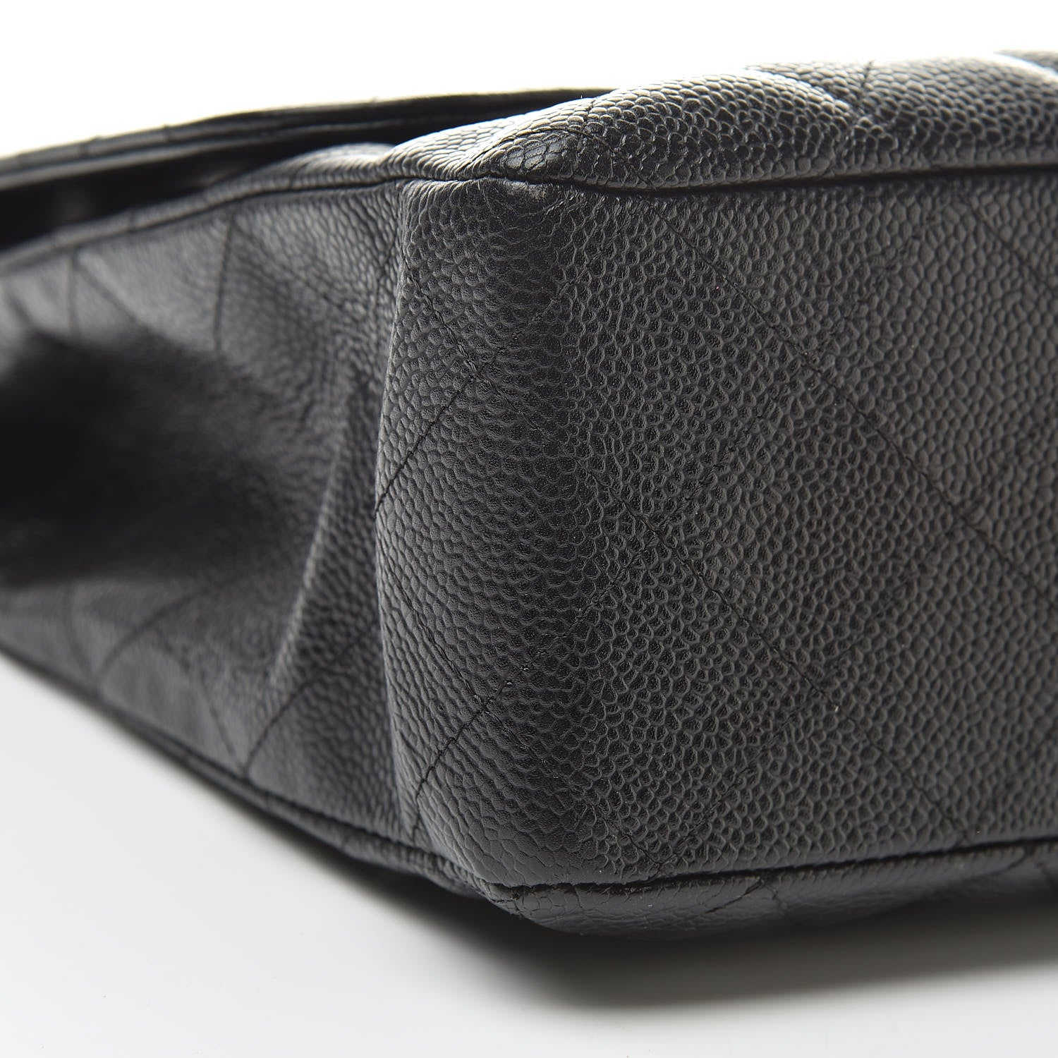 Chanel Caviar Quilted Jumbo Single Flap Black 9 of 13