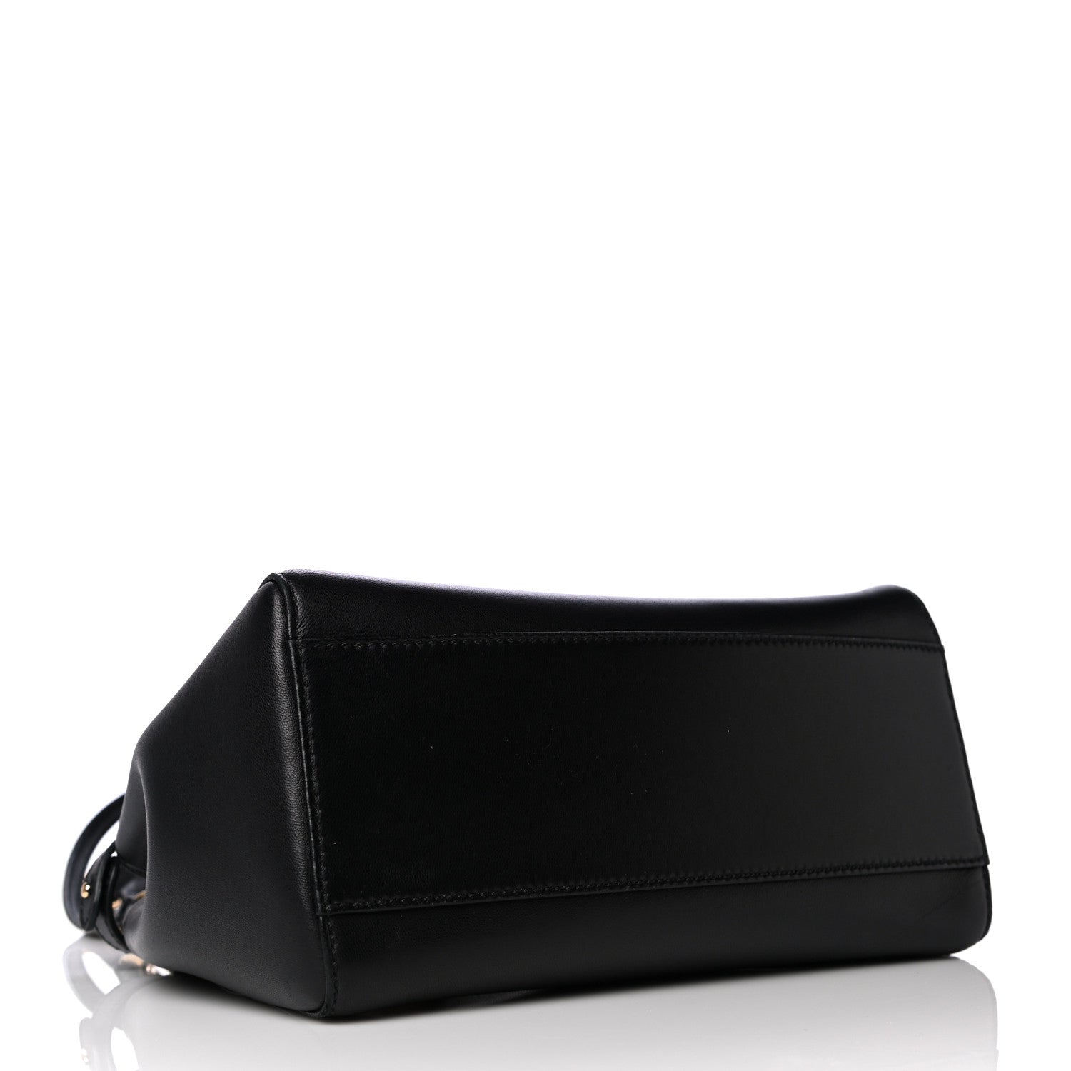 Fendi Nappa Mini Peekaboo Iconic Satchel Black 4 of 11
