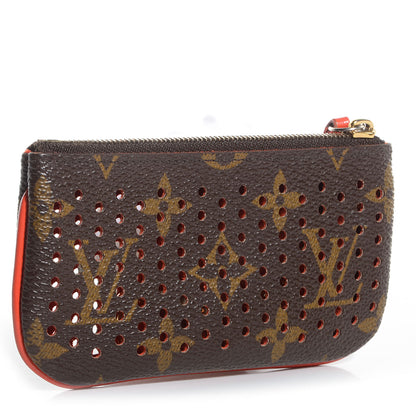 Louis Vuitton Monogram Perforated Key Pouch Orange 3 of 7