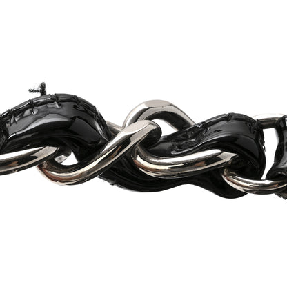 Chanel Patent Quilted Medium Just Mademoiselle Black 13 of 16