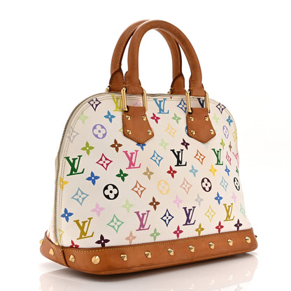 Louis Vuitton Monogram Multicolor Alma White 3 of 10