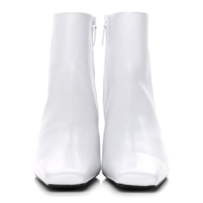 Balenciaga Sheepskin Typo Ankle Booties 38.5 White 2 of 10