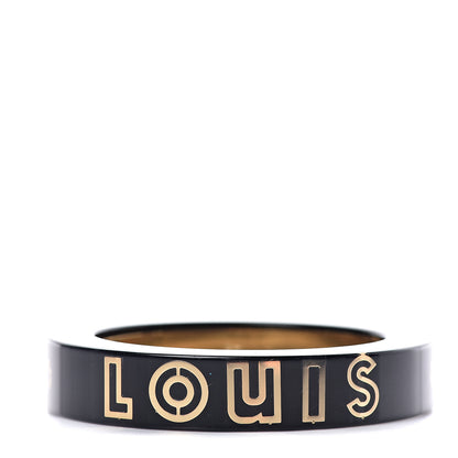 Louis Vuitton Resin Wanted Bracelet S Black 1 of 3