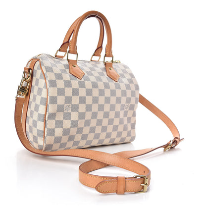 Louis Vuitton Damier Azur Speedy Bandouliere 25 3 of 13
