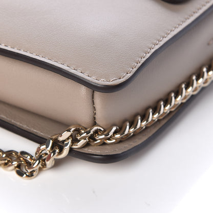 Chloe Suede Calfskin Small Faye Shoulder Bag Motty Grey 8 of 8