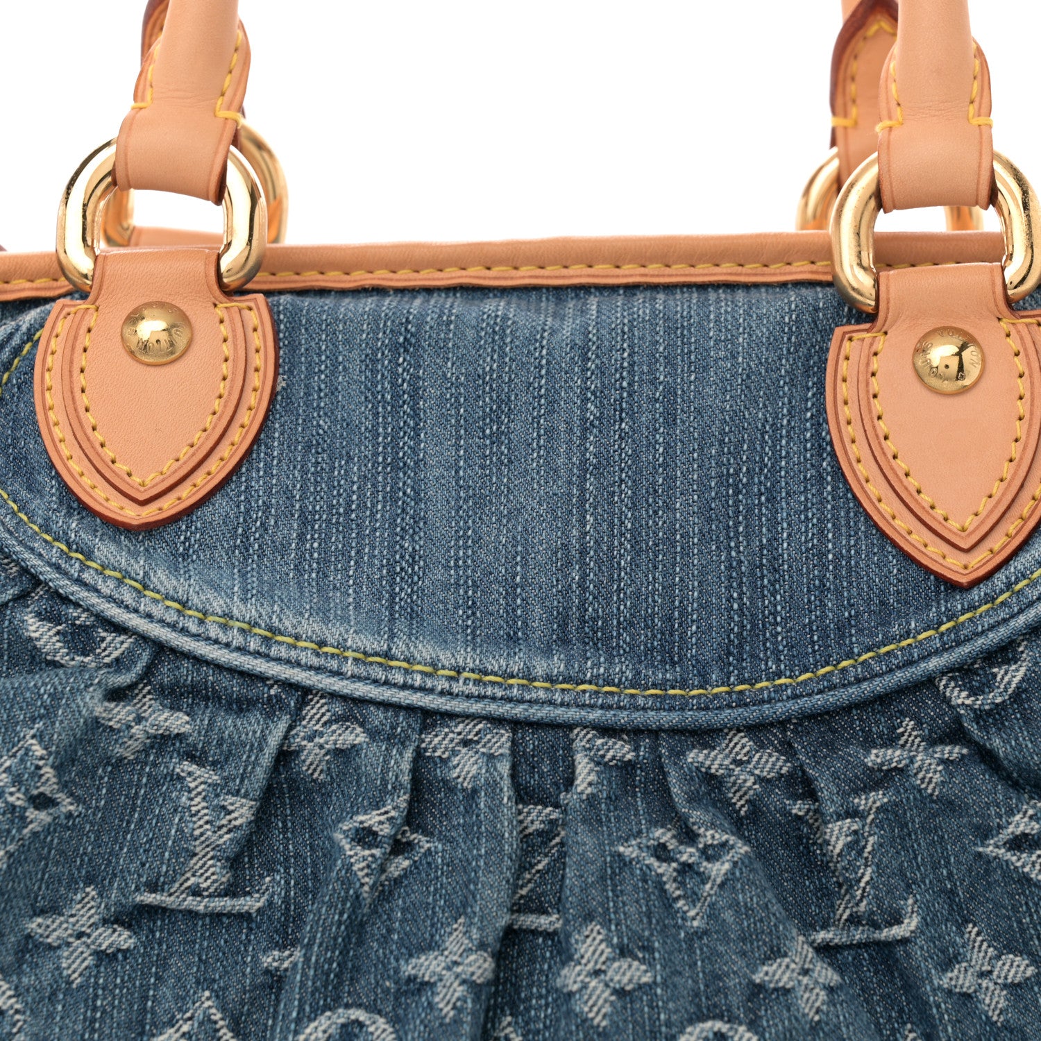 Louis Vuitton Denim Neo Cabby MM Blue 8 of 11