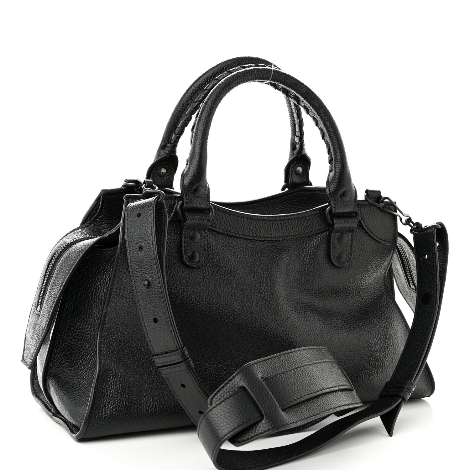 Balenciaga Grained Calfskin Neo Classic Black Hardware S City Black 3 of 10