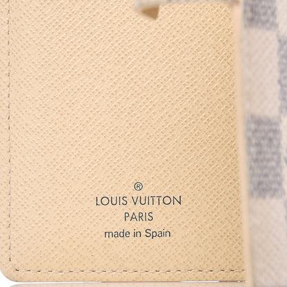 Louis Vuitton Damier Azur Small Ring Agenda Cover 6 of 6