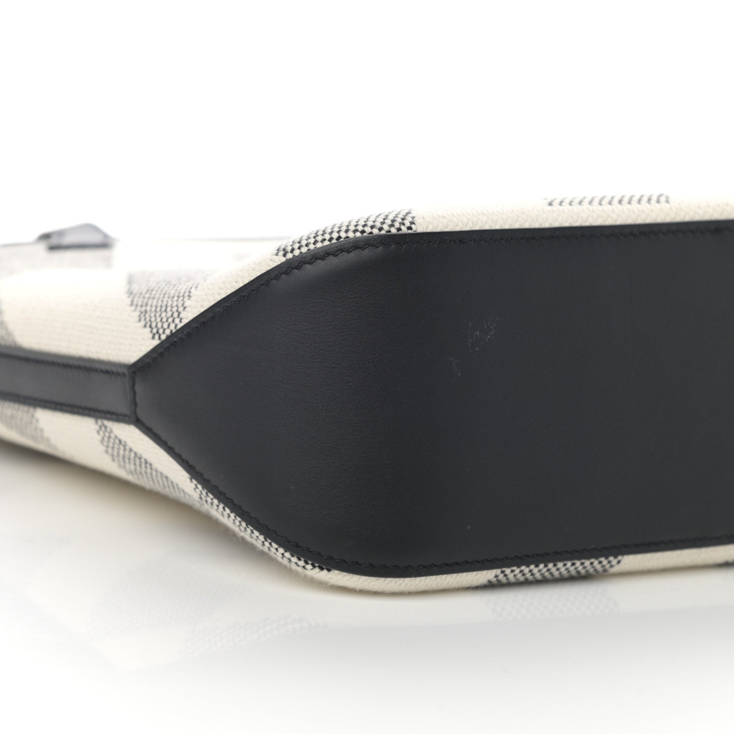 Hermes Swift H Canvas Cabas H En Biais 27 Black Ecru 9 of 11