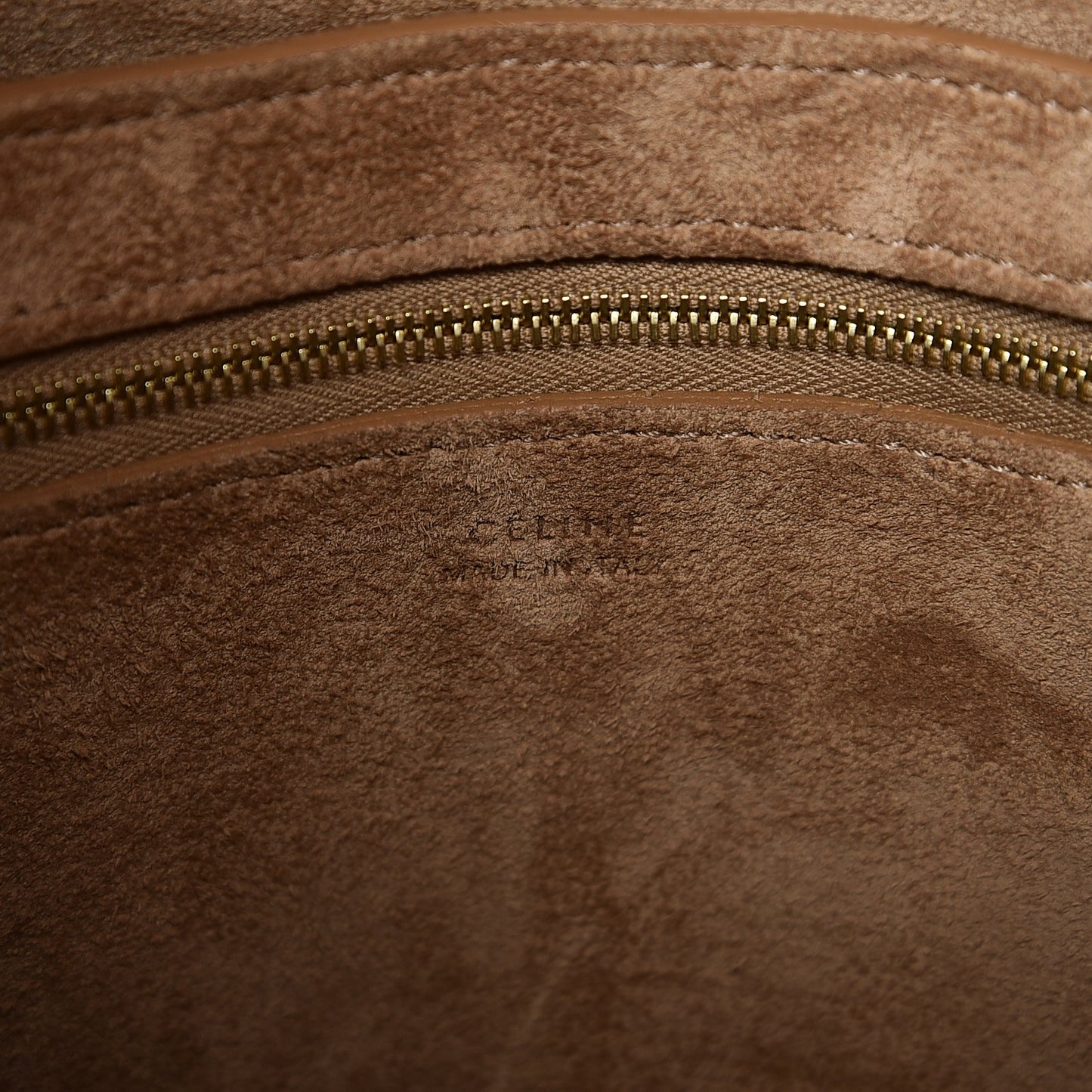 Natural Calfskin Sangle Bucket Bag Light Camel